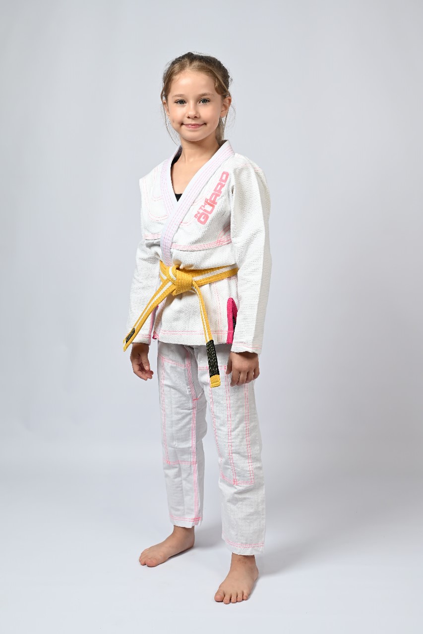 Kimono Infantil In The Guard Girls Branco