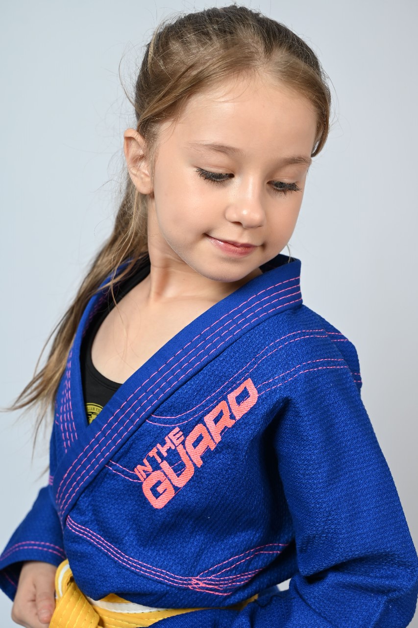Kimono Infantil In The Guard Girls Azul