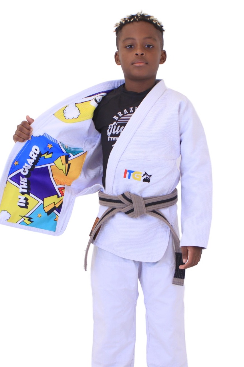 Kimono Infantil In The Guard Colors Branco