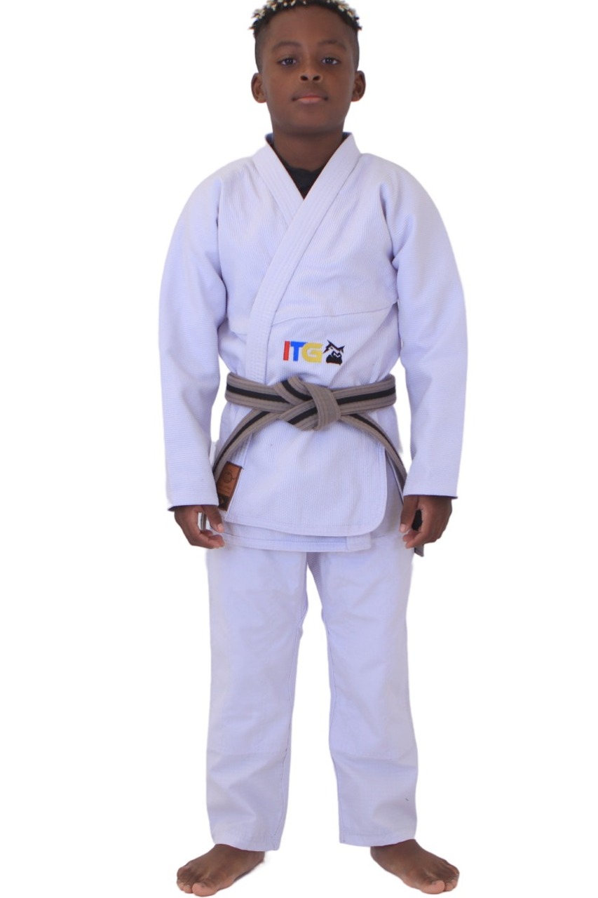 Kimono Infantil In The Guard Colors Branco