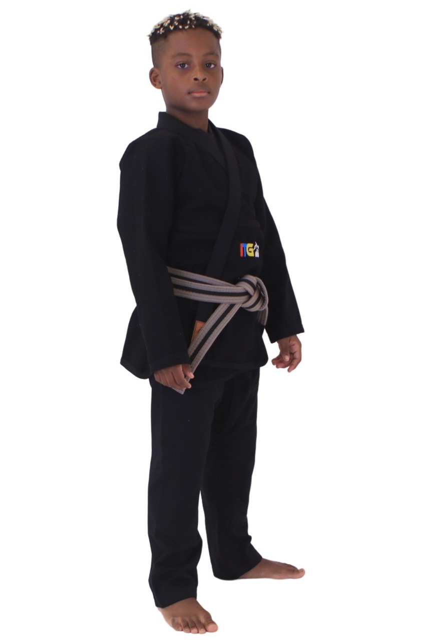 Kimono Infantil In The Guard Colors Preto