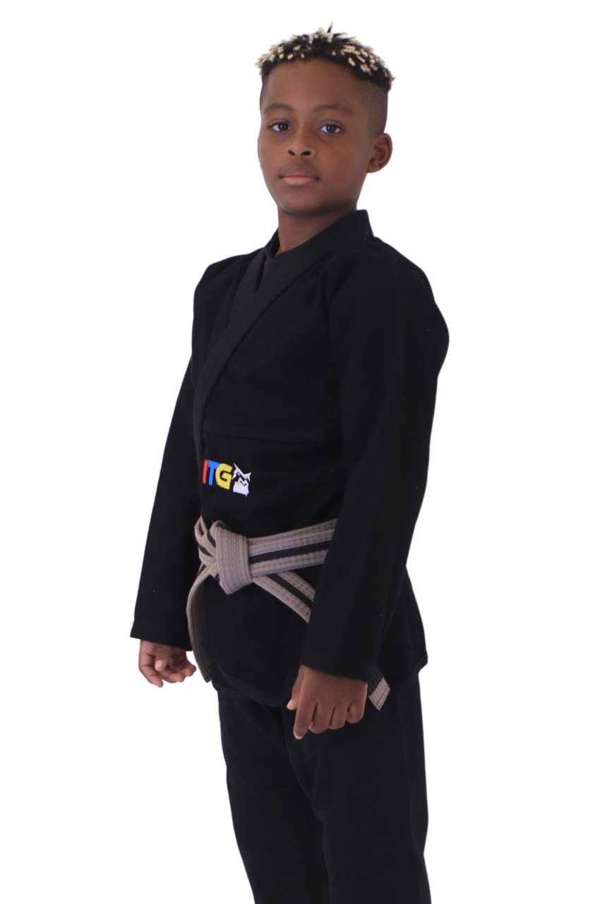 Kimono Infantil In The Guard Colors Preto
