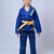 Kimono Infantil In The Guard Green Feminino Azul