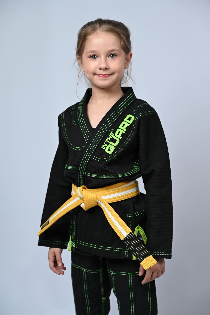 Kimono Infantil In The Guard Preto