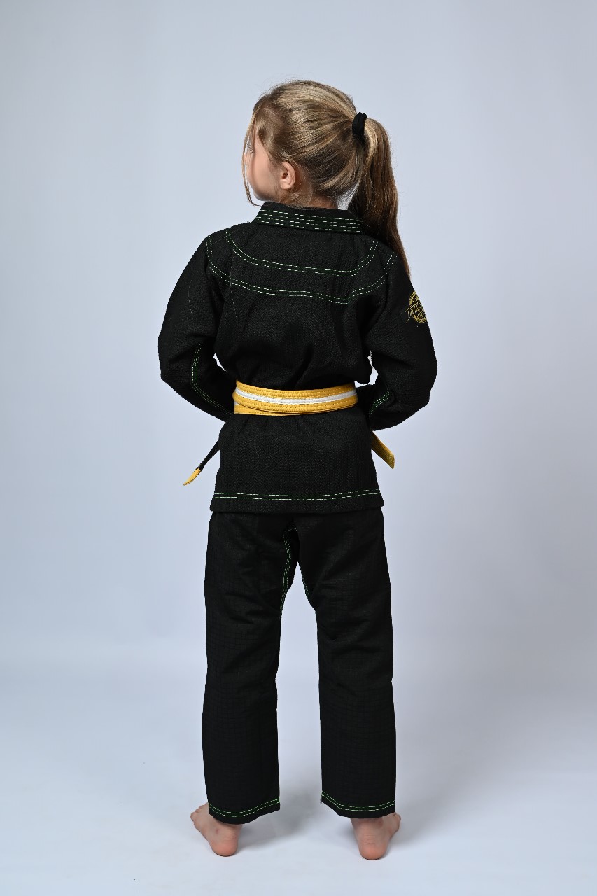 Kimono Infantil In The Guard Preto
