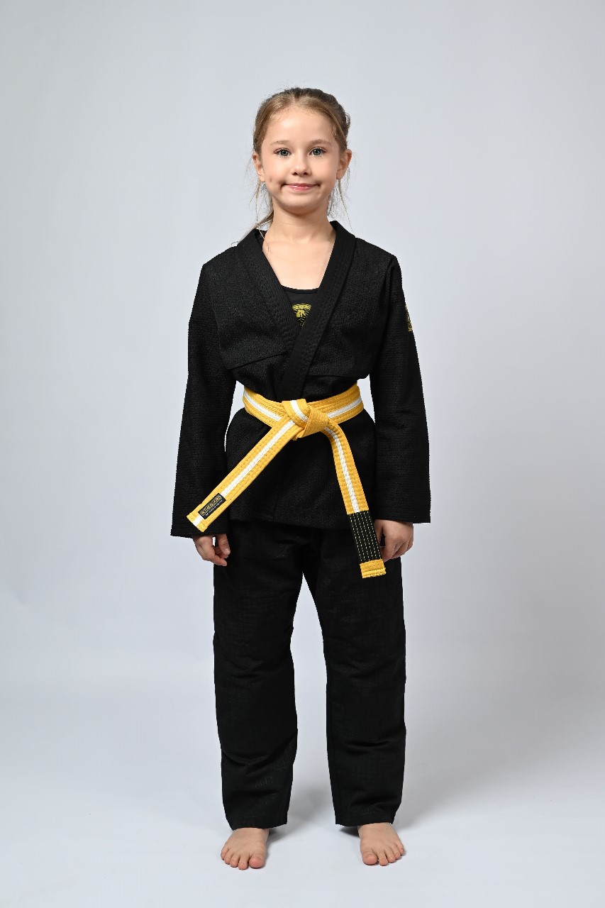 Kimono Infantil In The Guard New Feminino Preto