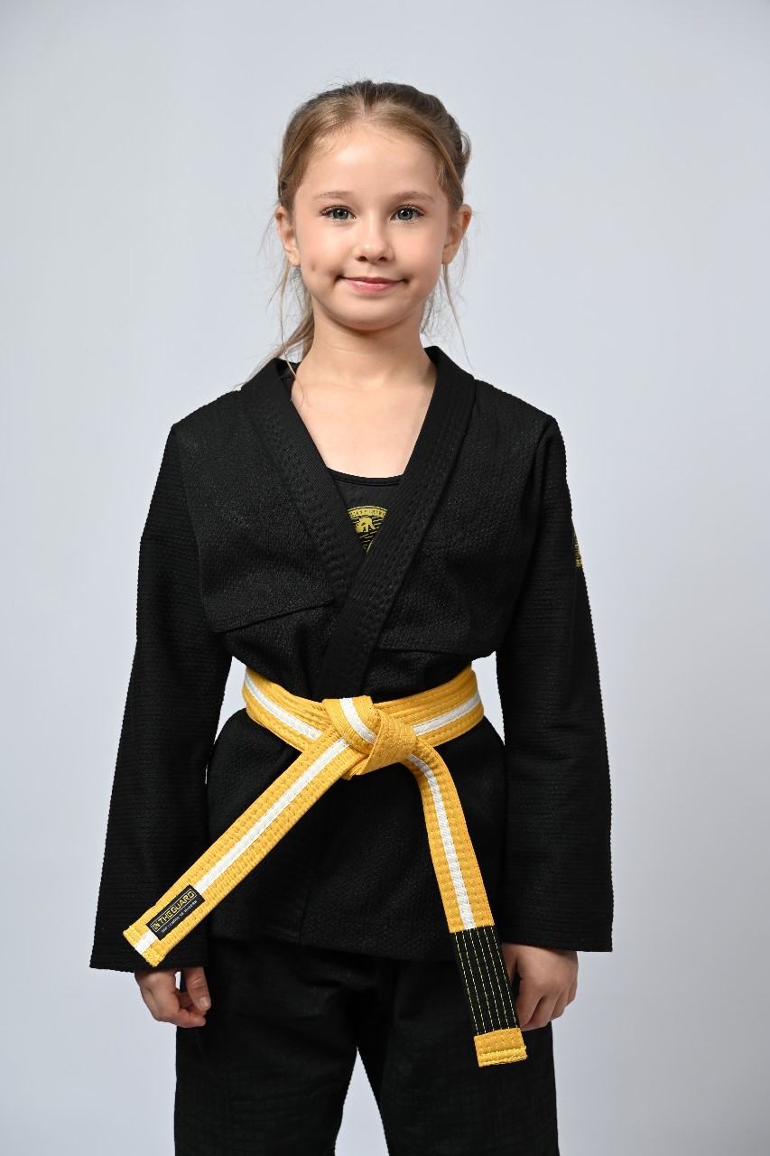 Kimono Infantil In The Guard New Feminino Preto