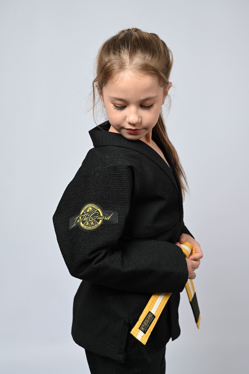 Kimono Infantil In The Guard New Feminino Preto