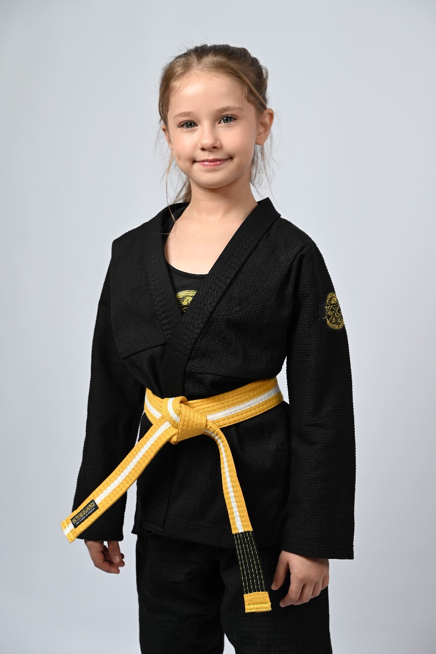 Kimono Infantil In The Guard New Feminino Preto