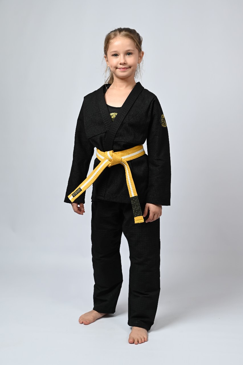 Kimono Infantil In The Guard New Feminino Preto