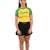Rash Guard Infantil Feminina Brasil Amarela