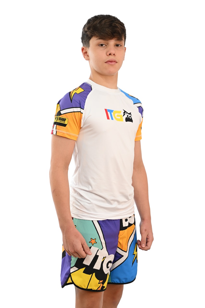 Rash Guard Infantil Colors Branca