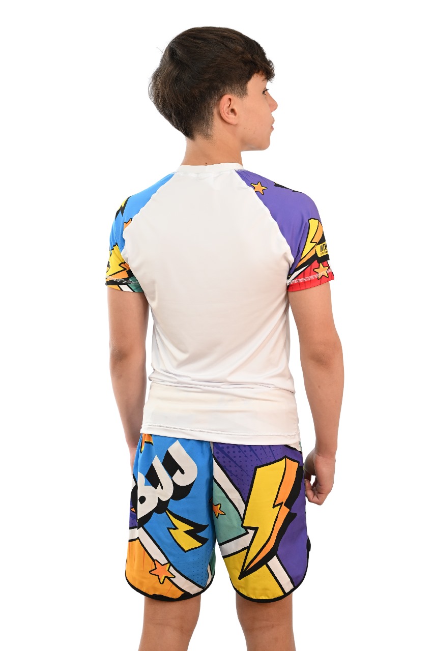 Rash Guard Infantil Colors Branca