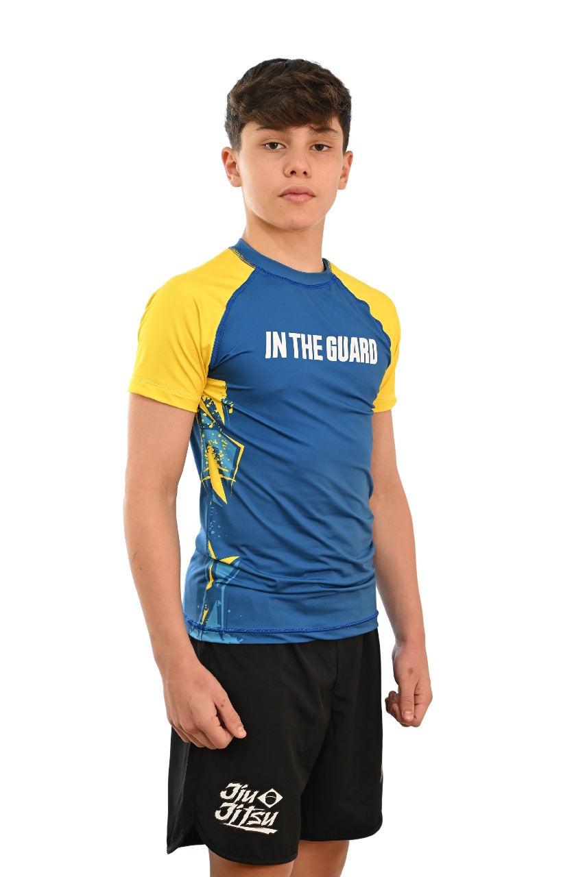 Rash Guard Infantil Brasil Azul