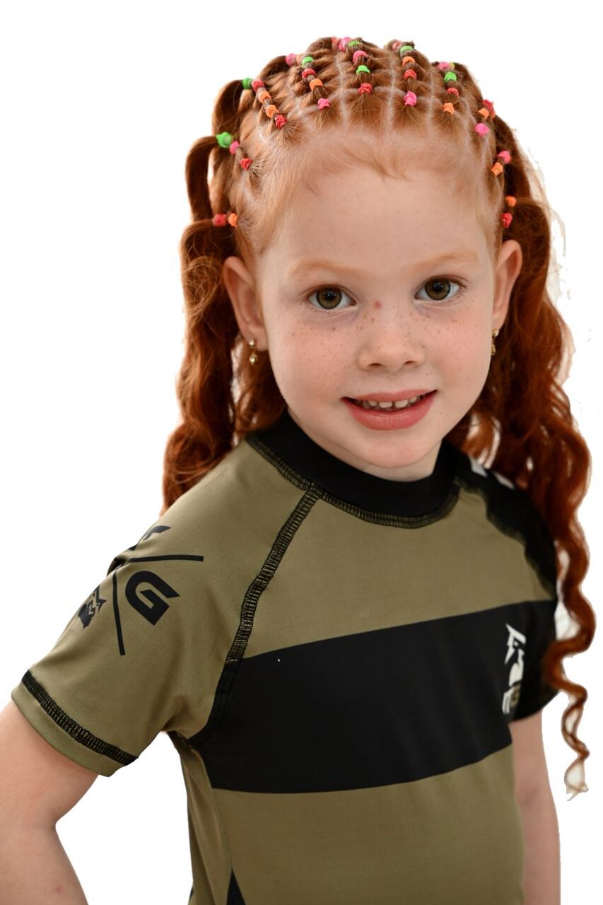 Rash Guard Infantil Feminina Army