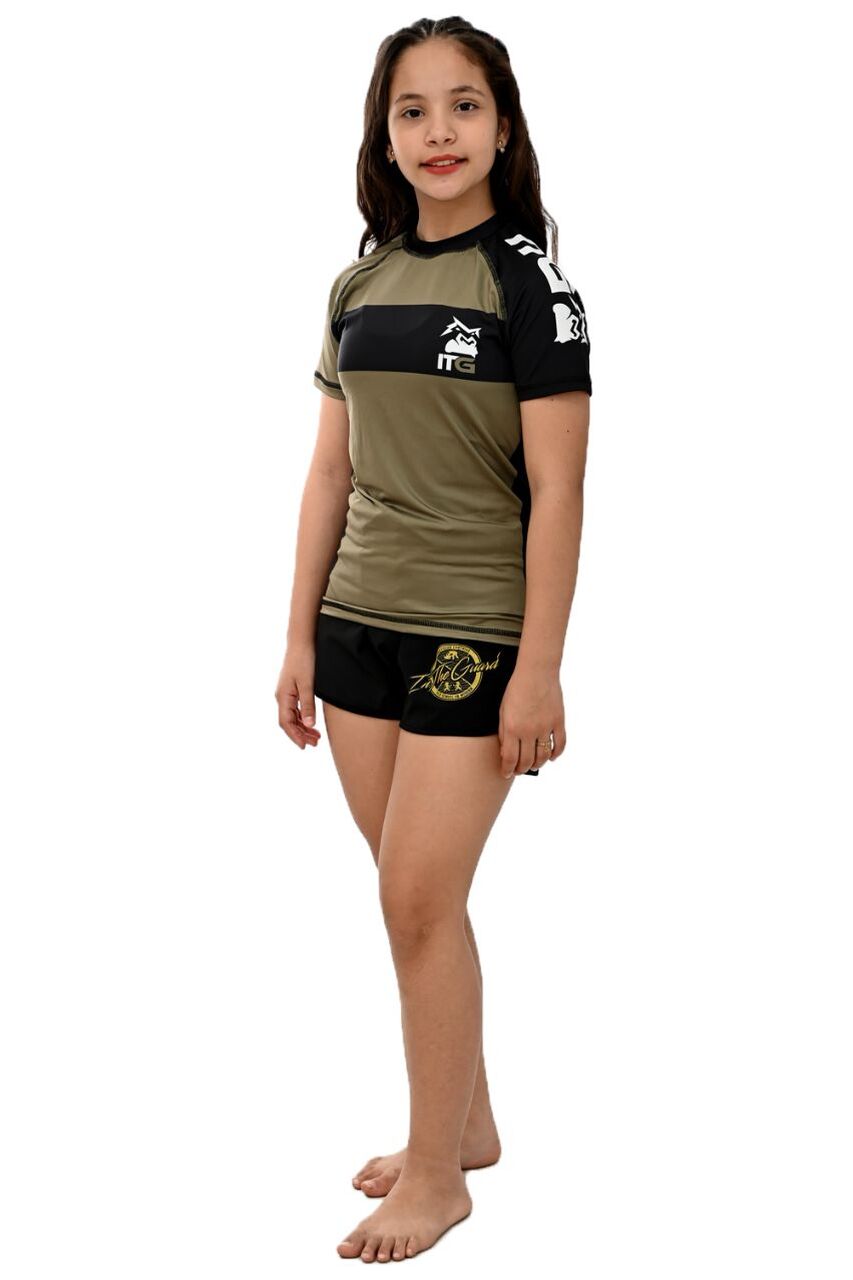 Rash Guard Infantil Feminina Army