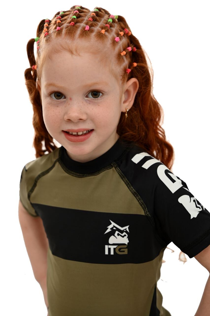 Rash Guard Infantil Feminina Army