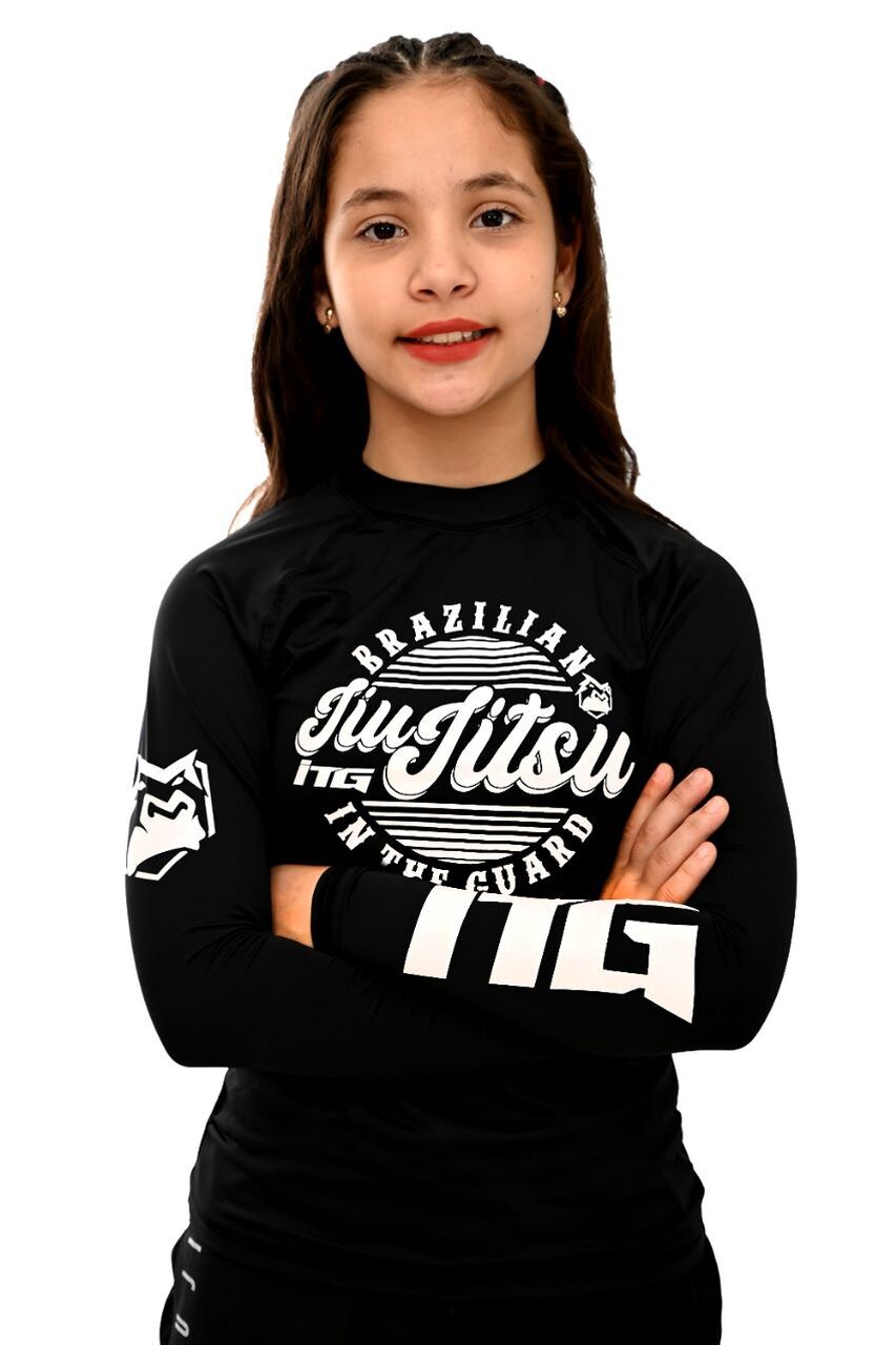 Rash Guard Infantil Feminina ITG Manga Longa
