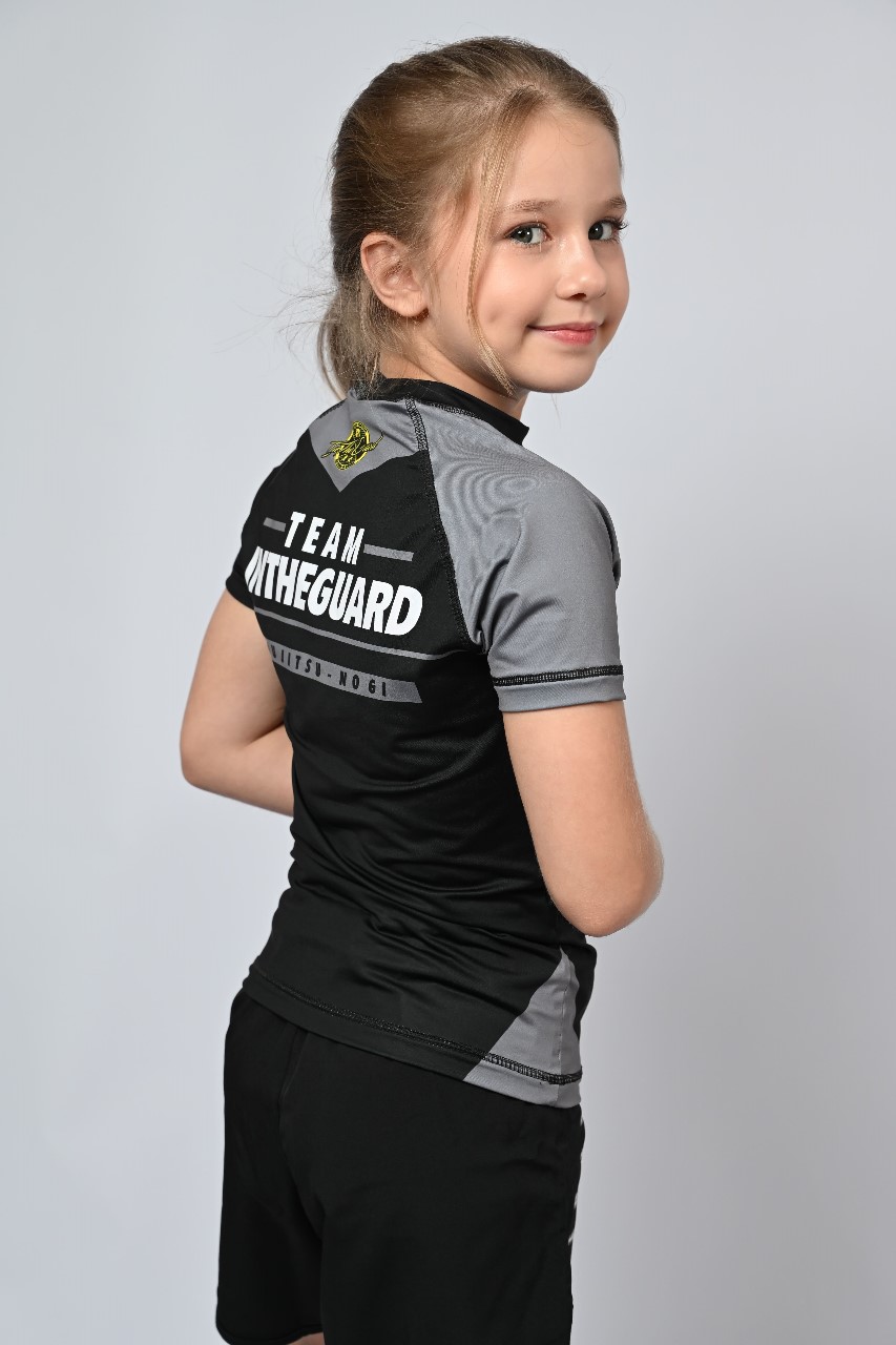 Rash Guard Infantil Feminina Team ITG Cinza