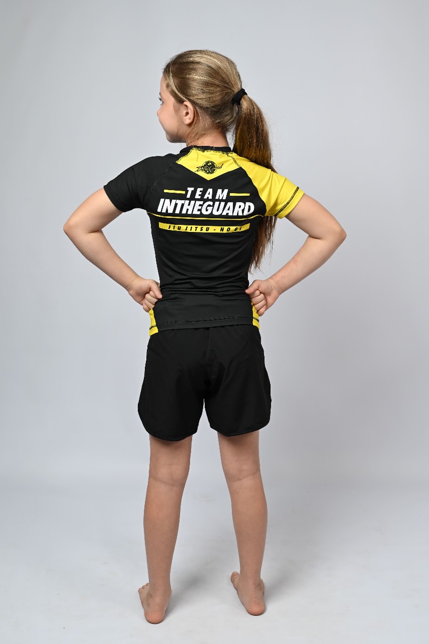 Rash Guard Infantil Feminina Team ITG Amarela