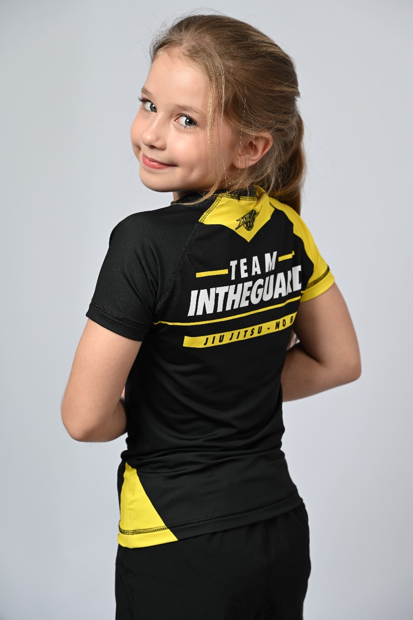 Rash Guard Infantil Feminina Team ITG Amarela