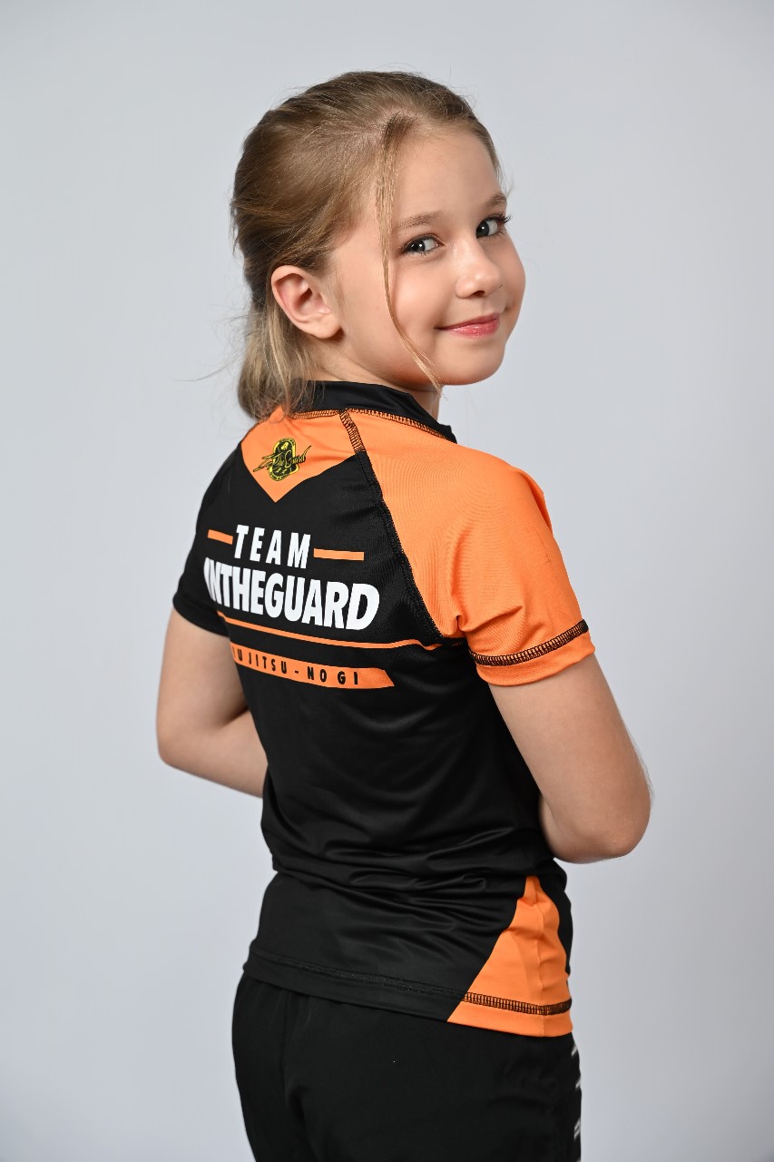 Rash Guard Infantil Feminina Team ITG Laranja