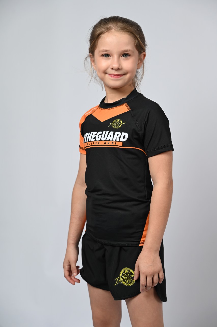 Rash Guard Infantil Feminina Team ITG Laranja