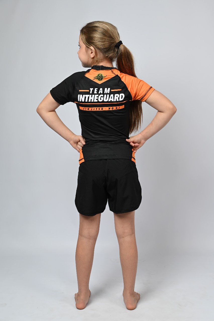 Rash Guard Infantil Feminina Team ITG Laranja