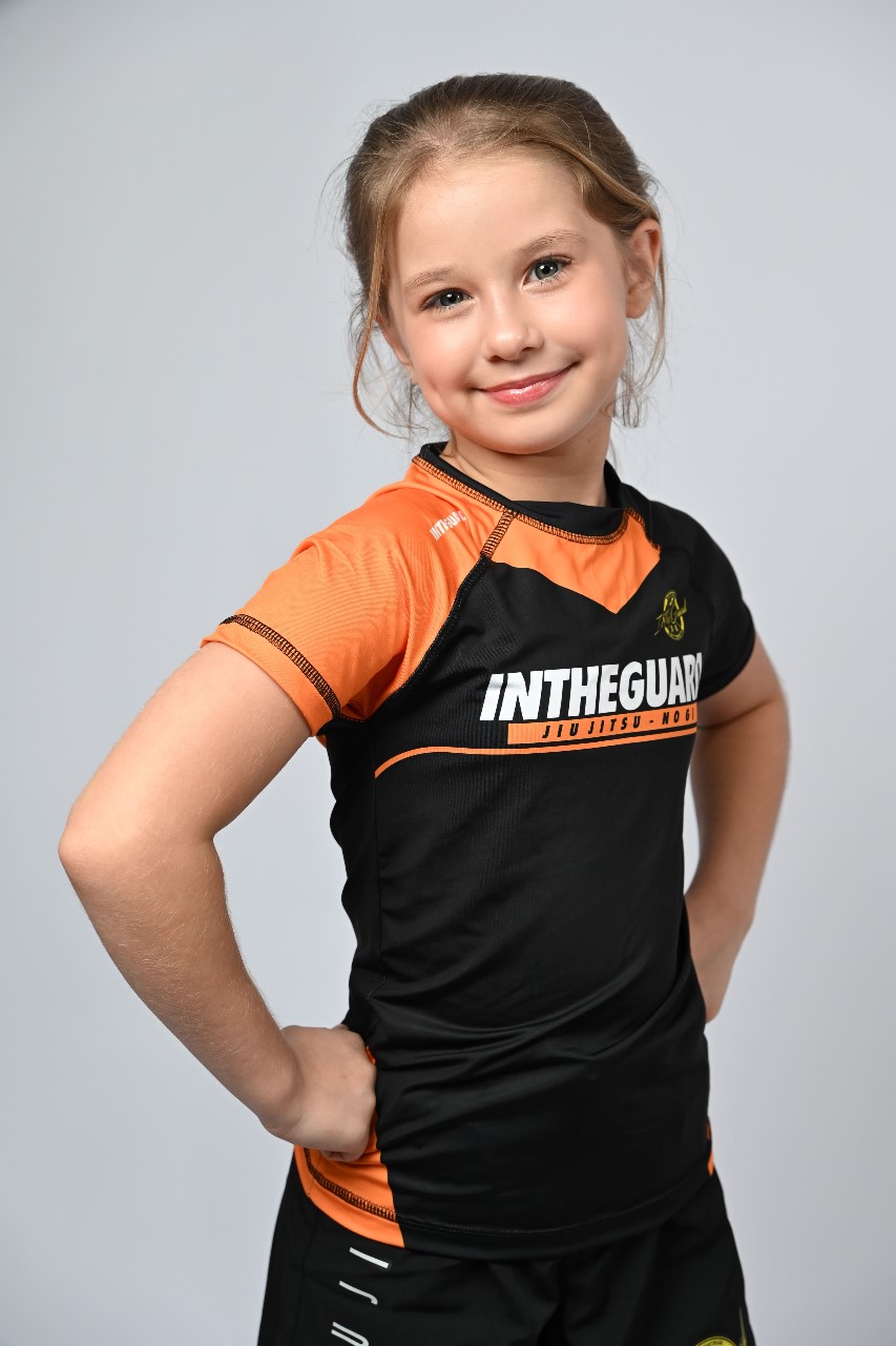 Rash Guard Infantil Feminina Team ITG Laranja