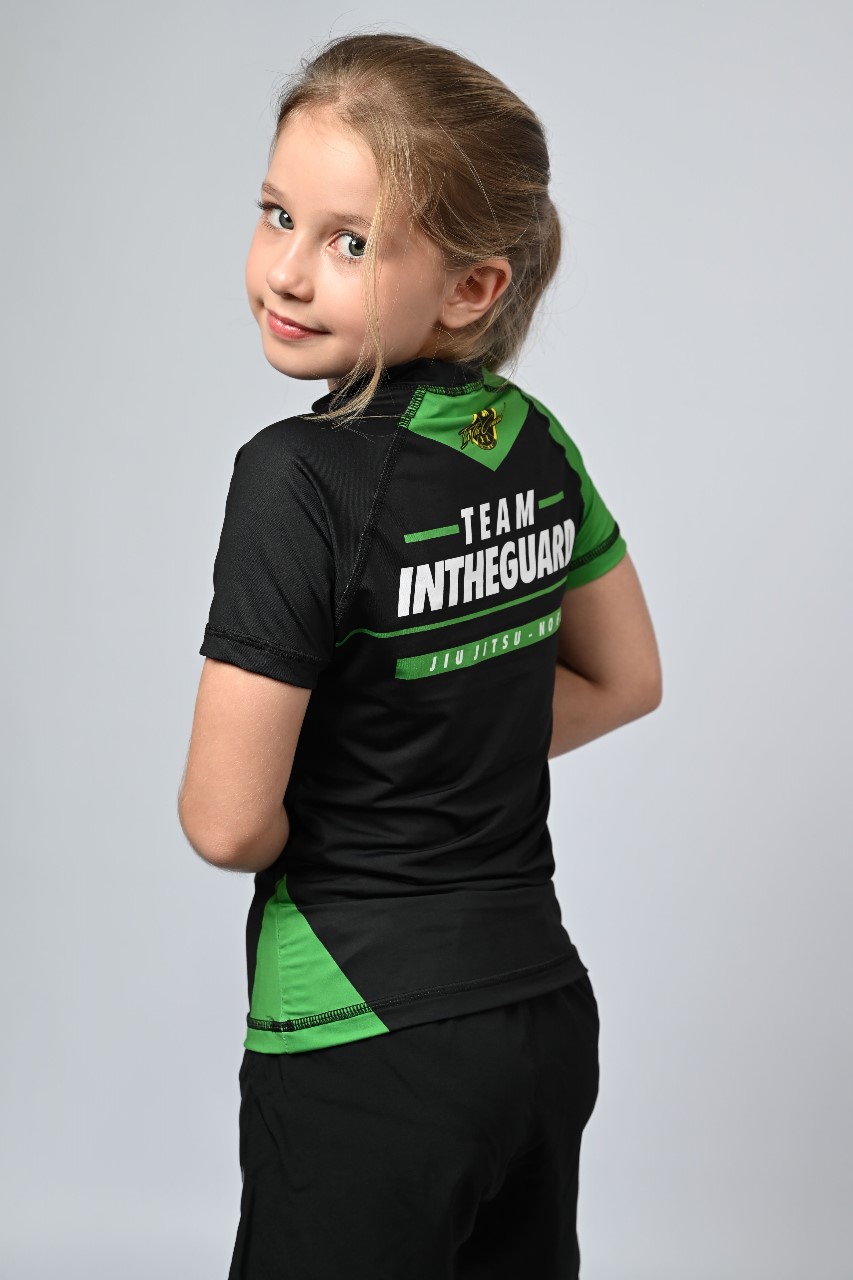 Rash Guard Infantil Feminina Team ITG Verde
