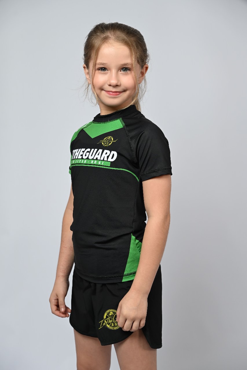 Rash Guard Infantil Feminina Team ITG Verde