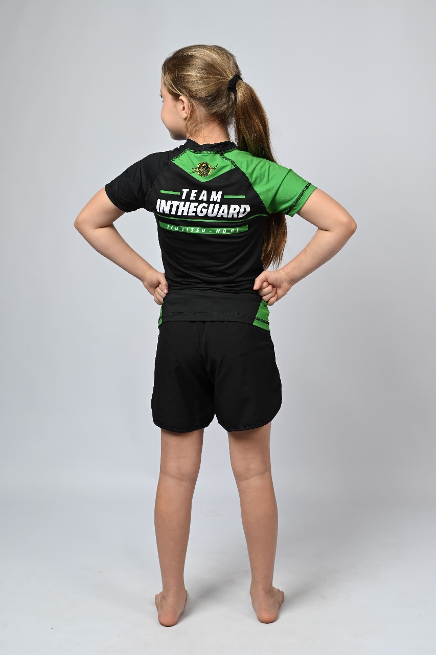 Rash Guard Infantil Feminina Team ITG Verde