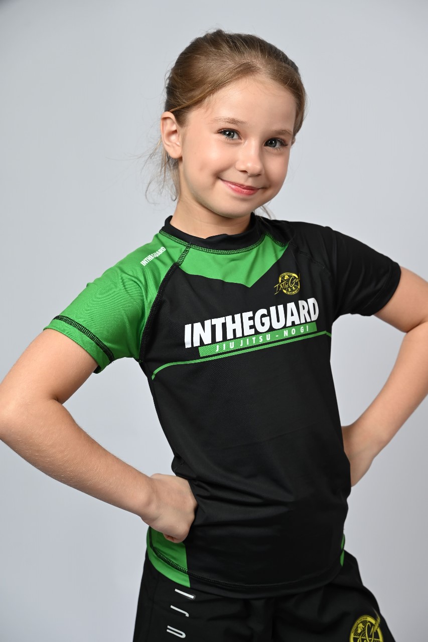Rash Guard Infantil Feminina Team ITG Verde