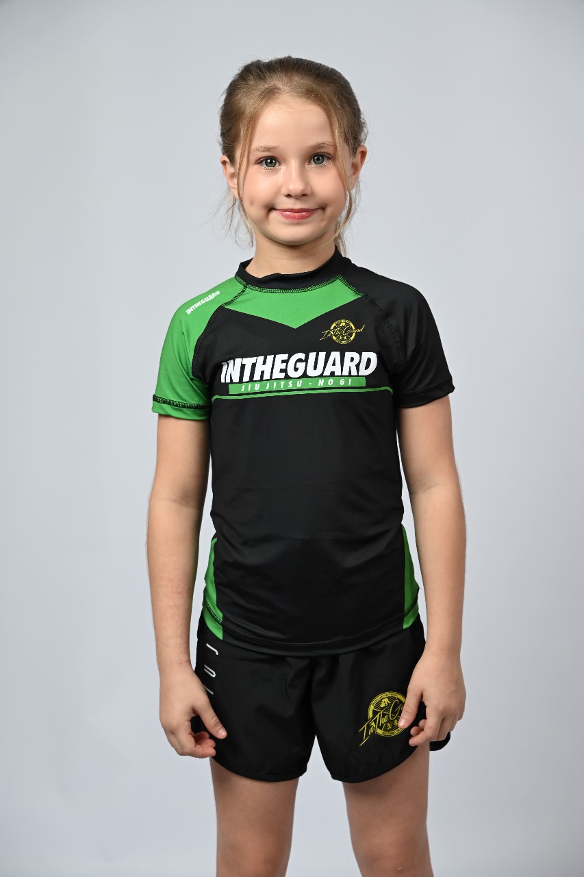 Rash Guard Infantil Feminina Team ITG Verde