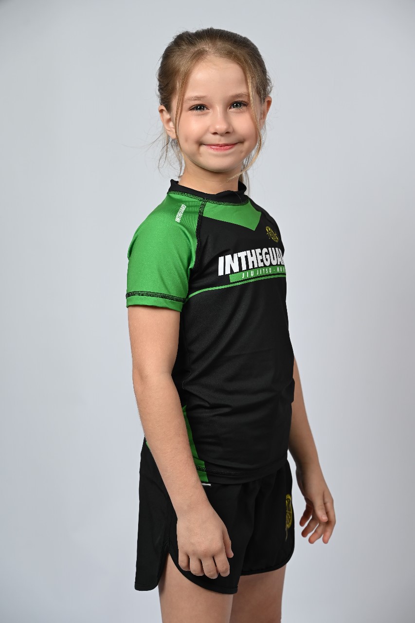 Rash Guard Infantil Feminina Team ITG Verde