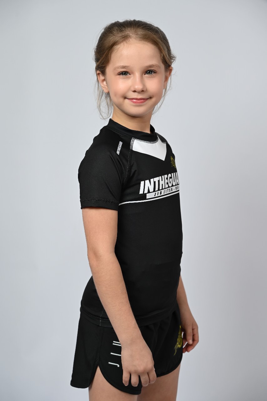 Rash Guard Infantil Feminina Team ITG Preta