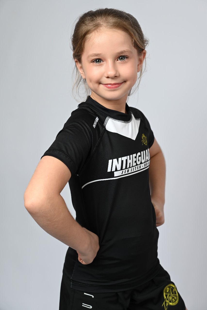Rash Guard Infantil Feminina Team ITG Preta