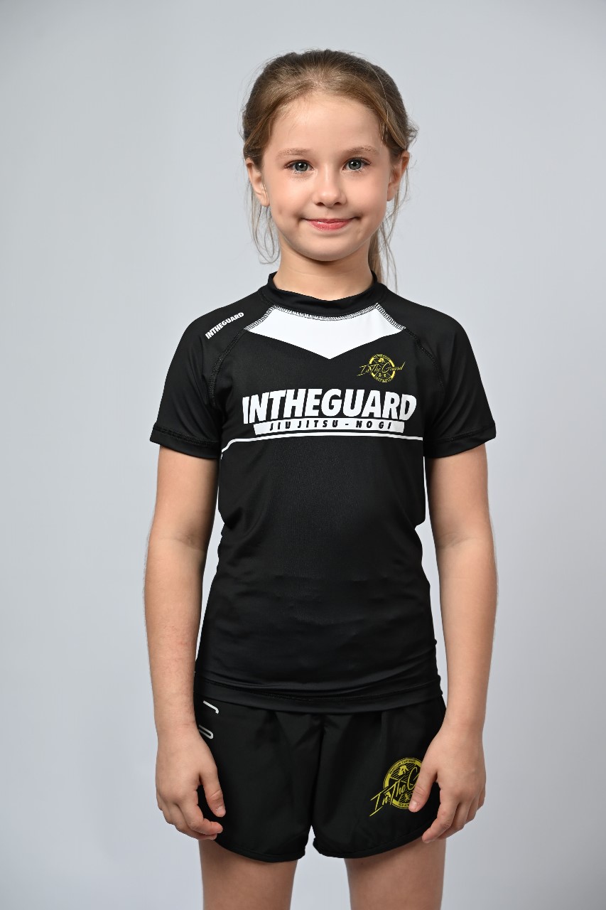 Rash Guard Infantil Feminina Team ITG Preta