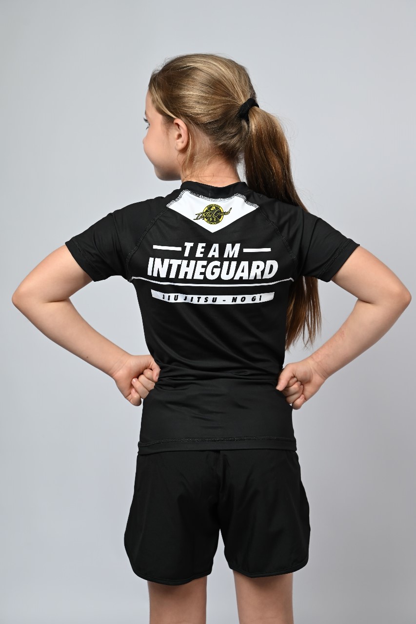 Rash Guard Infantil Feminina Team ITG Preta