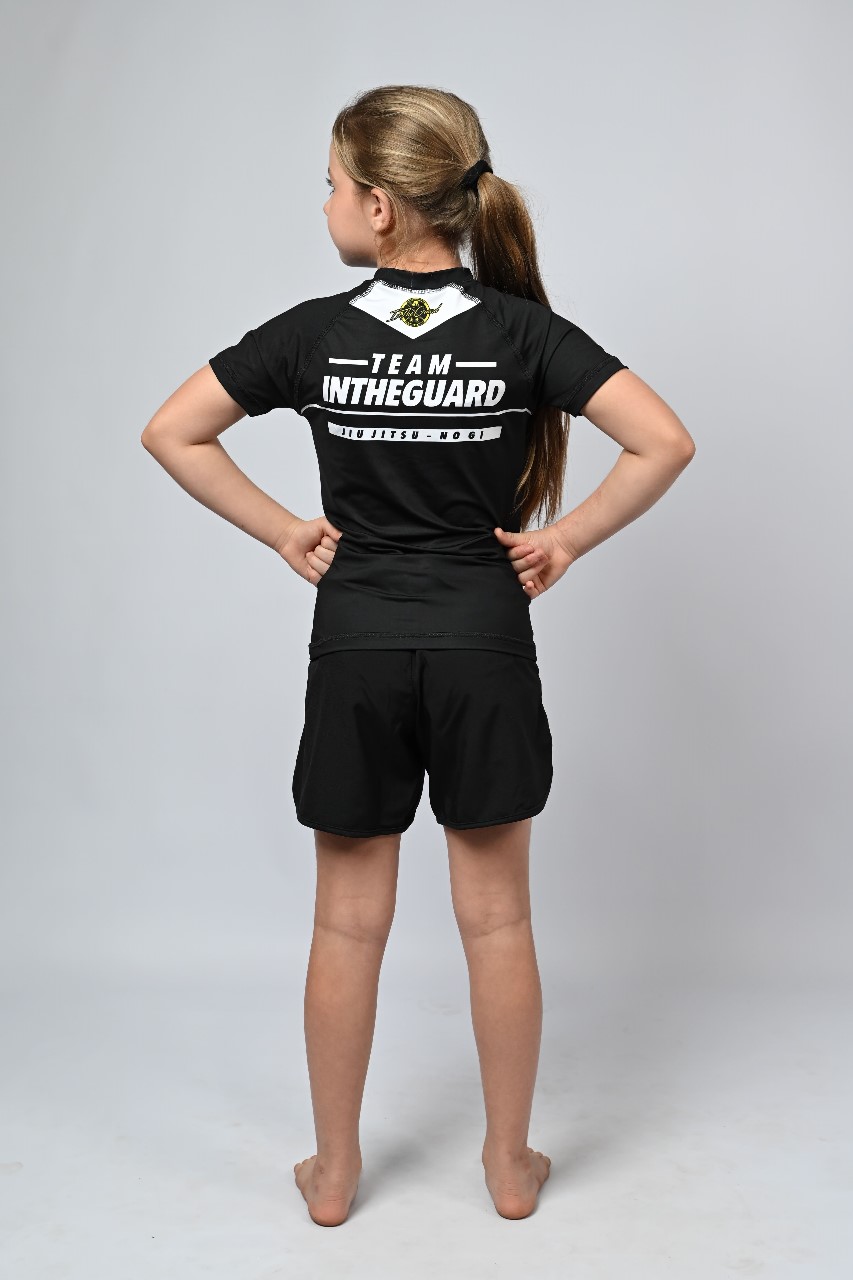 Rash Guard Infantil Feminina Team ITG Preta