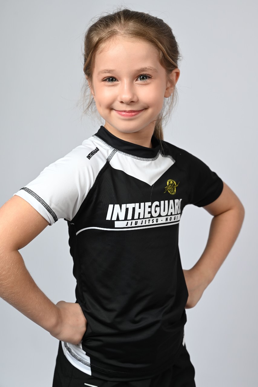 Rash Guard Infantil Feminina Team ITG Branca