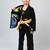 Kimono Infantil In The Guard Feminino Colors Preto