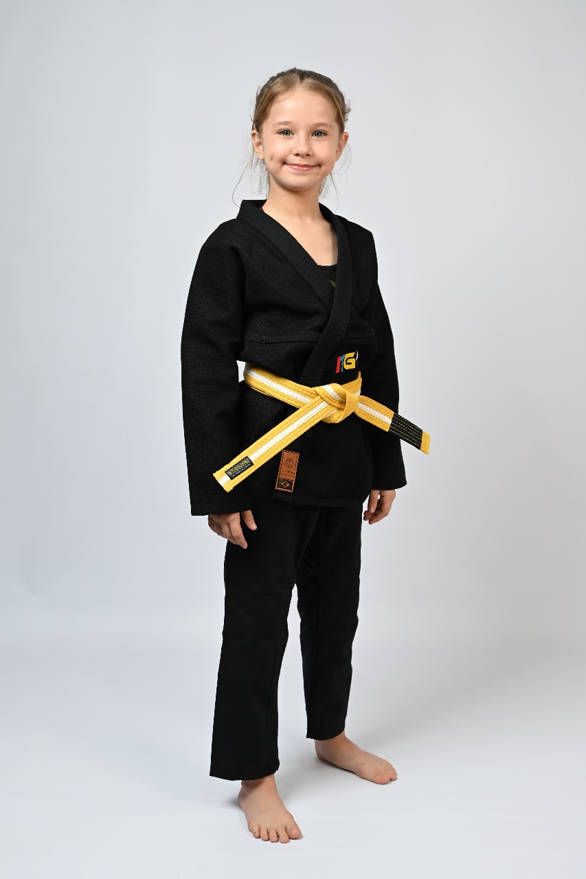 Kimono Infantil In The Guard Feminino Colors Preto