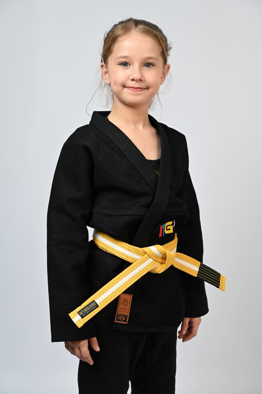 Kimono Infantil In The Guard Feminino Colors Preto