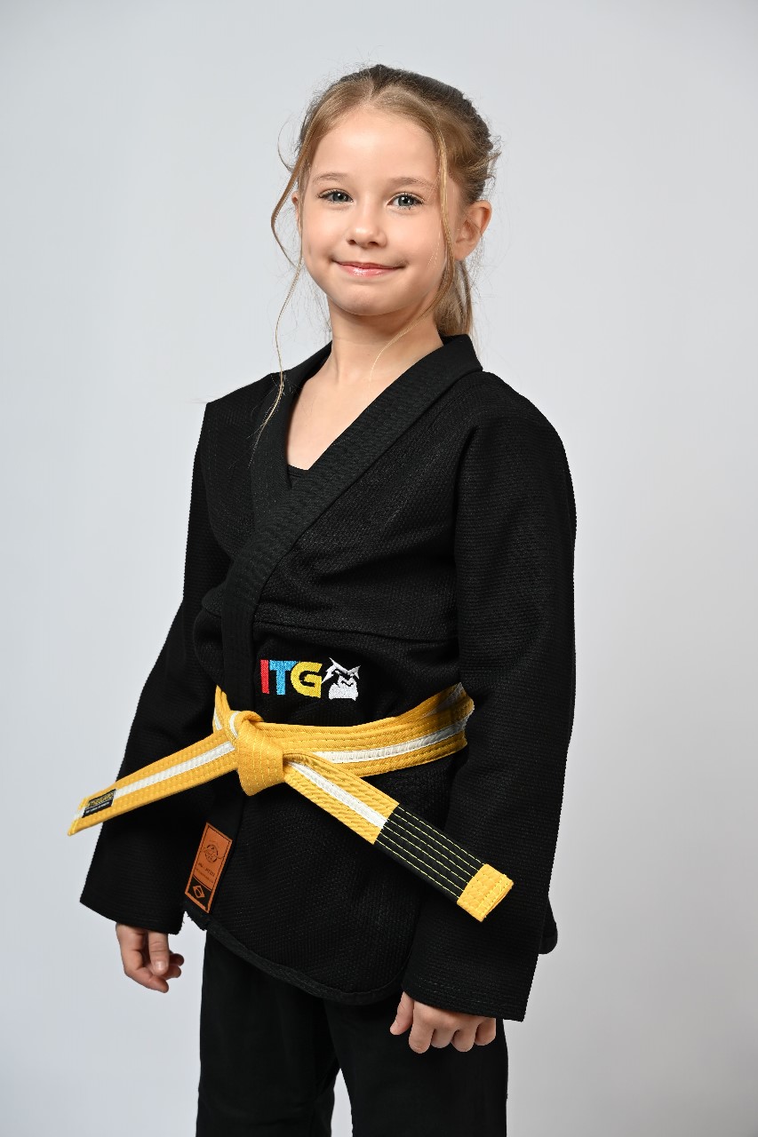 Kimono Infantil In The Guard Feminino Colors Preto