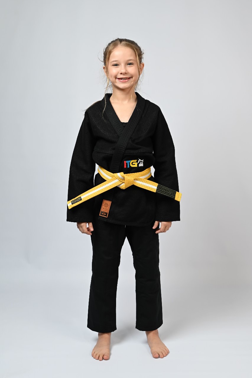 Kimono Infantil In The Guard Feminino Colors Preto