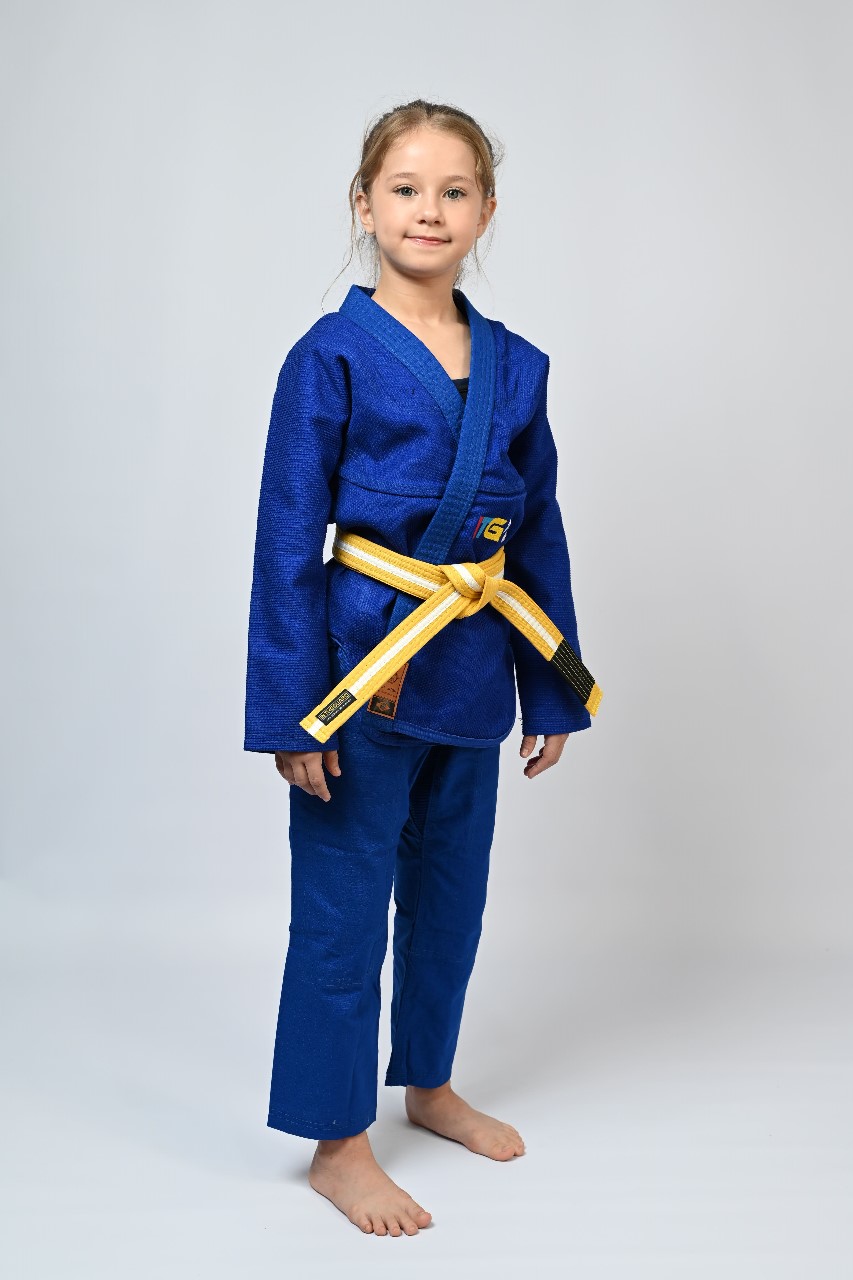 Kimono Infantil In The Guard Feminino Colors Azul