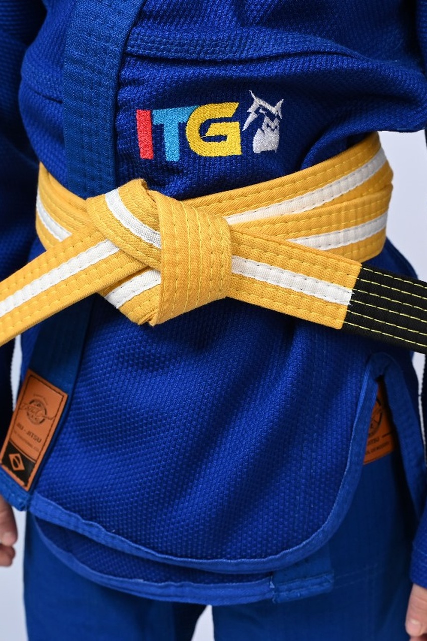 Kimono Infantil In The Guard Feminino Colors Azul