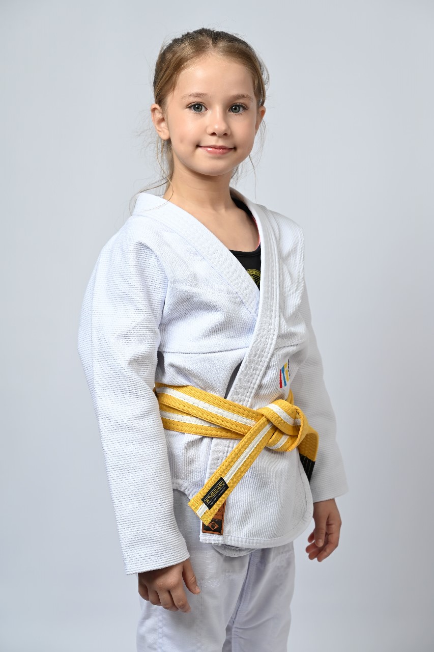 Kimono Infantil In The Guard Feminino Colors Branco