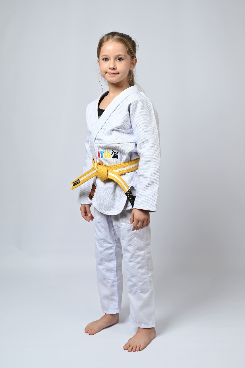Kimono Infantil In The Guard Feminino Colors Branco